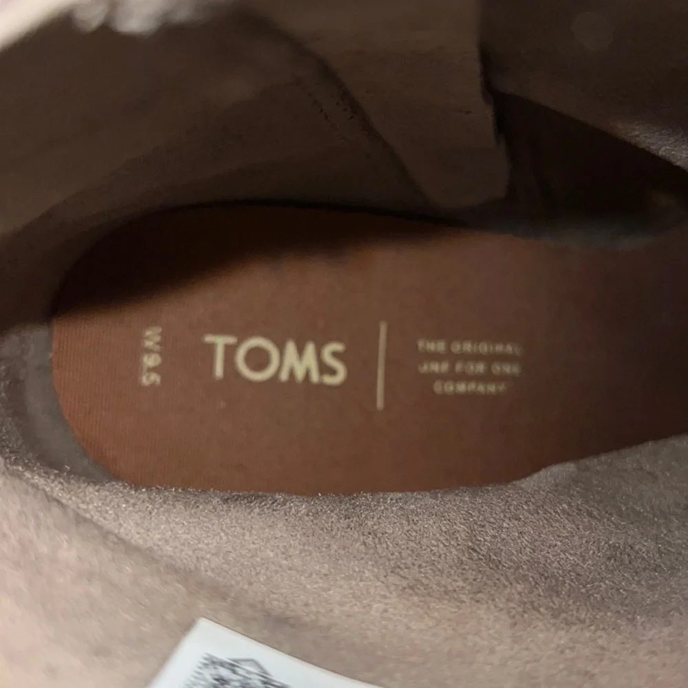 Toms Lunata (Block Heel) Bootie size 9.5 Tan Brown - Picture 7 of 9